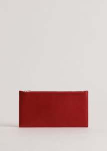 Hannah Envelope / Lobster Red Lambskin