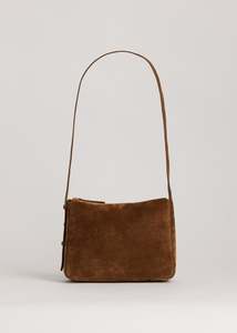 Shoulder Bags: Brooke Bag / Cork Suede