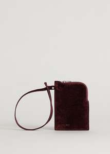 Clutches: Greta Pouch / Fire Suede