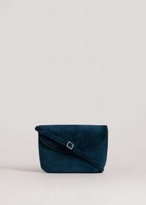 Keriana Clutch / Blue Navy Suede