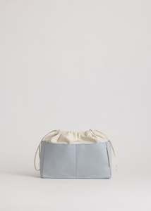 Medium Organiser / Pearl Blue and White Asparagus Nylon