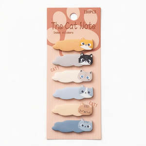 Peach Cat Sticky Notes (180pc)