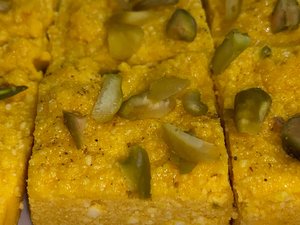 Products: Mango Kalakand - Premium Indian Sweets - Made to order