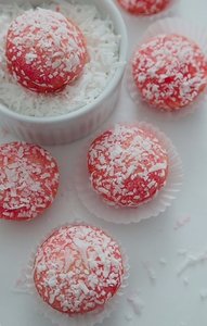 Rose Coconut Ladoo (Gluten Free)