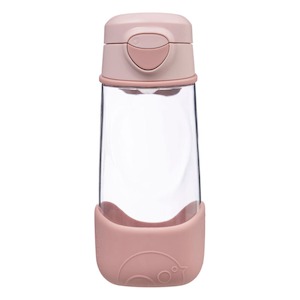 Plastic Water Bottle: Kids Drink Bottle with Sport Spout Mouthpiece by Bbox 450ml Blush Crush