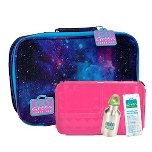 Go Green Lunchset - Cosmic - PINK Box