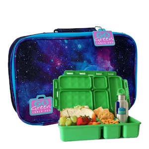 Go Green Lunchboxes And Lunchsets: Go Green Lunchset Cosmic GREEN Box