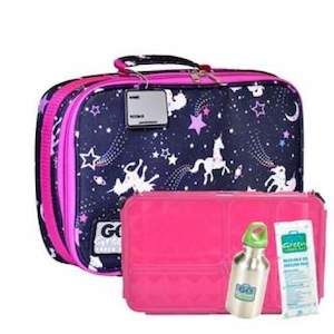 Go Green Lunchset Magical Sky Pink Box