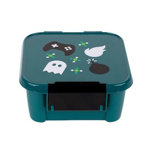 Snack Boxes: Game On Leakproof Bento Style Kids Snack Box - 2 Compartment