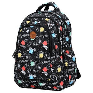 Kids Large Backpack Black Urban