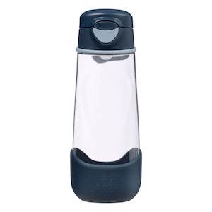 Large Kids Sport Spout Water Bottle by Bbox - 600ml Drink Bottle - Midnight