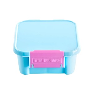 The Little Lunchbox Co: Sky Blue Leakproof Bento Style Kids Snack Box - 2 Compartment