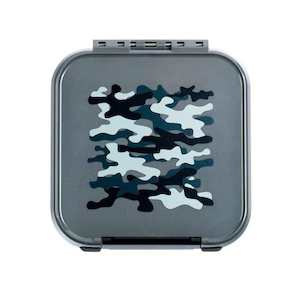 Camo Leakproof Bento Style Kids Snack box with 2 Compartments