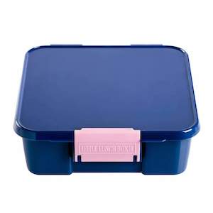 The Little Lunchbox Co: Steel Blue Leakproof Bento Lunchbox 5 Compartments for Adults & Kids