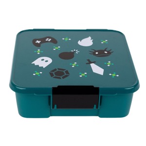 Lunchboxes: Game On Leakproof Bento Style Lunchbox 3 Compartments for Adults & kids