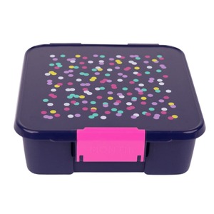 Confetti Leakproof Bento Style Lunchbox 3 Compartments for Adults & kids