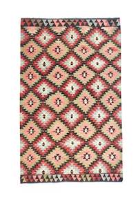 Vintage Kilim Knotted And Patchwork Rugs: Turkish Kilim—Umur