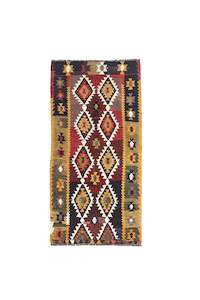 Vintage Kilim Knotted And Patchwork Rugs: Denizli Kilim—Ayla