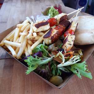 Brochette Meals: Thyme Halloumi Brochette Meal