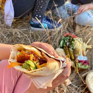 Moroccan Wraps: Falafel Wrap
