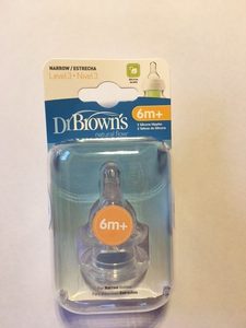 Dr Brown's Level 3 teats pack of two narrow necked bottles - Zabonne