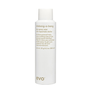 Products: Evo Shebang-a-bang Dry Spray Wax 200ml - Zaibatsu Hair Art