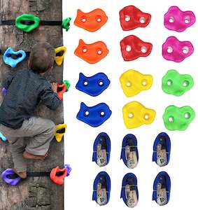 12 Tree Climbing Holds for Kids Climber