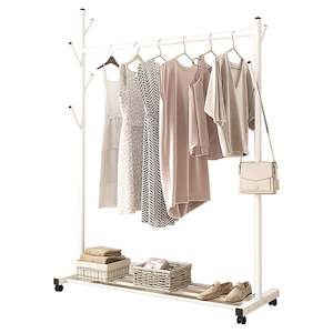 120CM COAT RACK WHITE