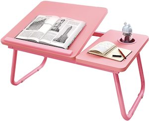 Laptop Desk Bed Tray Desk Table Pink