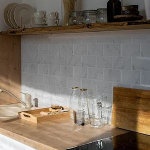 5 Pcs Self-Adhesive 3D Tiles - Marble