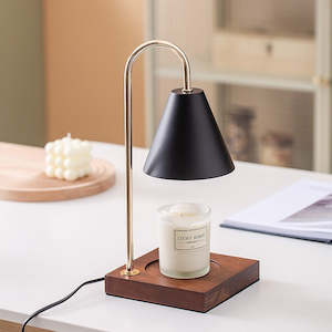 Bedroom: Candle Warmer Lamp Black Walnut