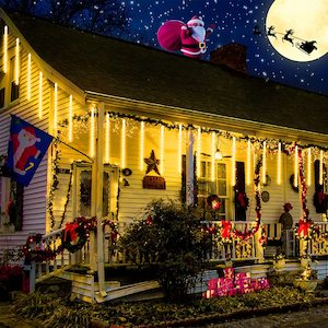 Garden: 288 LED 8 Tubes Solar Meteor Shower Christmas Lights Outdoor - Yellow