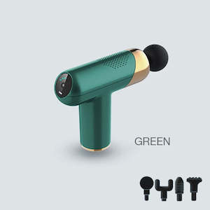 Sports: Electric Massager Deep Tissue Massage Gun 6 Speed Green