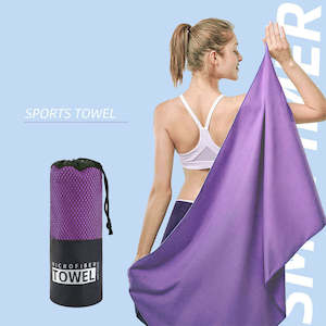 Quick Drying Microfiber Towel Travel Towel Sports Towel Gym Towel Beach Towel Purple