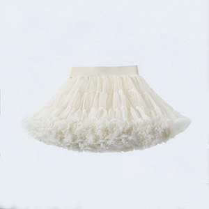 Toys: Kid Tutu Skirt White S/M