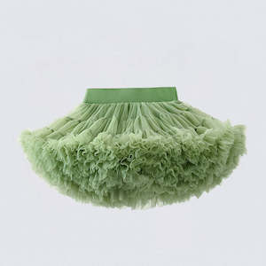 Kid Tutu Skirt Green S/M