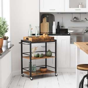 Vasagle: VASAGLE Industrial Bar Cart for The Home, Serving Cart