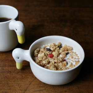 Porcelain: Ceramic Japan Ducks Cup & Saucer