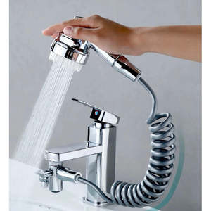 Bathroom: Sink Faucet Sprayer Hose Attachment