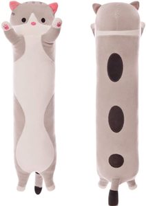 Toys: Cute Plush Cat Doll Soft Toy 110cm Gray