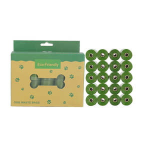 300pcs Dog Poop Bags, Dog Waste Bags, Biodegradable Unscented Refill Rolls
