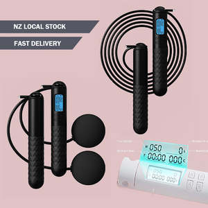 Sports: Digital Skipping Rope Black