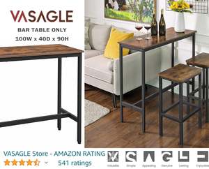 Bar Table Rectangular Bar Table, Kitchen Table