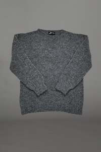 Mens Knitwear: ALPACA JUMPER IN ASH, W24
