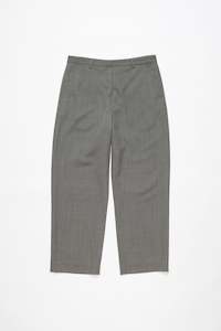 Mens Trousers: WOOL BLEND TROUSER IN GREY MELANGE, SS24