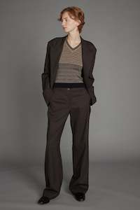 WIDE TROUSER IN EARTH, W24