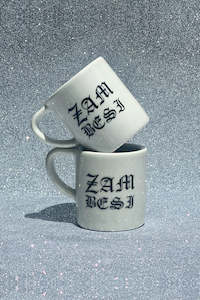 Gifts For Men: ESPRESSO CUP SET IN WHITE GOTHIC