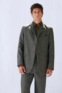Mens Coats Jackets: THE AUTEUR IN HERRINGBONE, W25