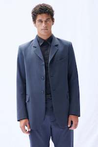 Mens Coats Jackets: THE AUTEUR IN PINSTRIPE, W25