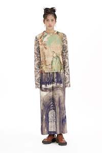 Womens Skirts: EVERYTIME SKIRT IN GOTHIC PRINT, W25